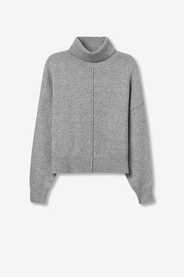 Tiffosi Jersey con Cuello Alto gris