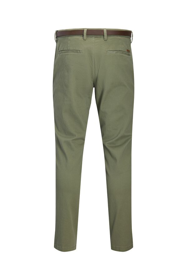 Jack & Jones PLUS Pantal&oacute;n chino slim fit verde