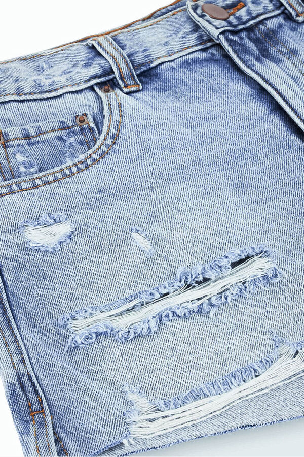 Balmohk Cal&ccedil;&otilde;es denim desbotados azul