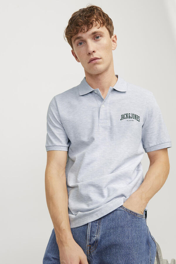 Jack & Jones Polo estándar fit blanco