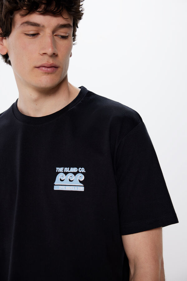 Springfield Camiseta the Island Co negro