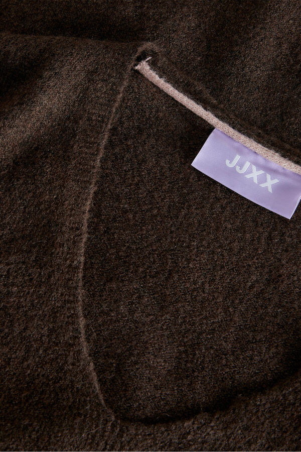 Jack & Jones Vestido curto de malha castanho