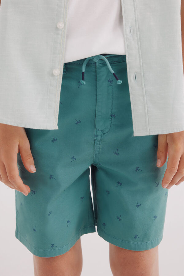 Springfield Kids Bermuda palmeras para niño coral