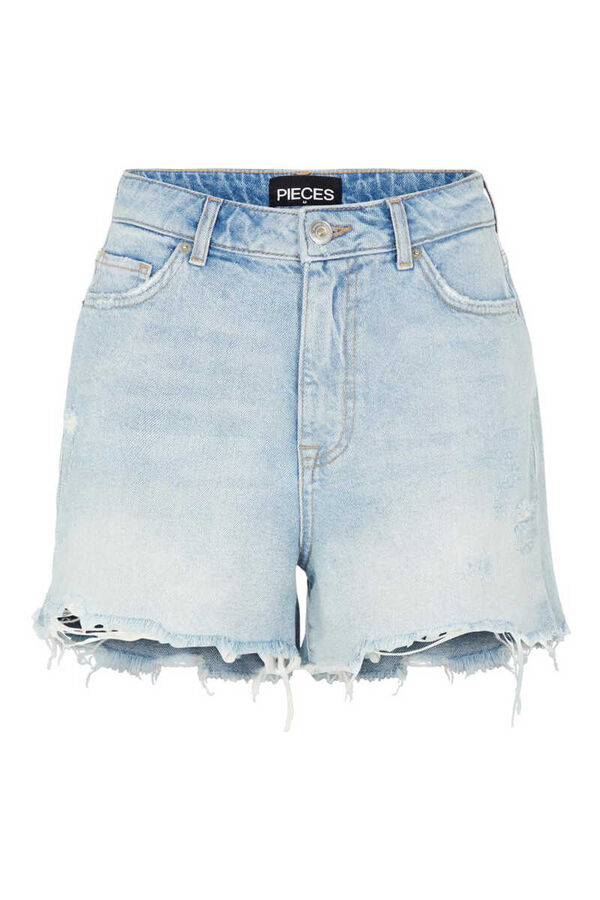 Pieces Cal&ccedil;&otilde;es jeans. azul