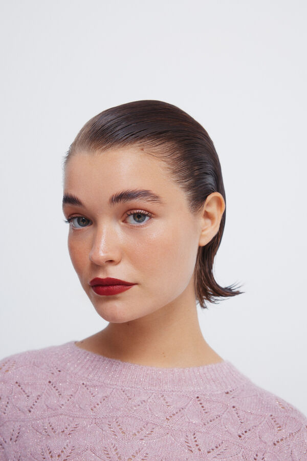 Springfield Jersey pointelle lurex rosa