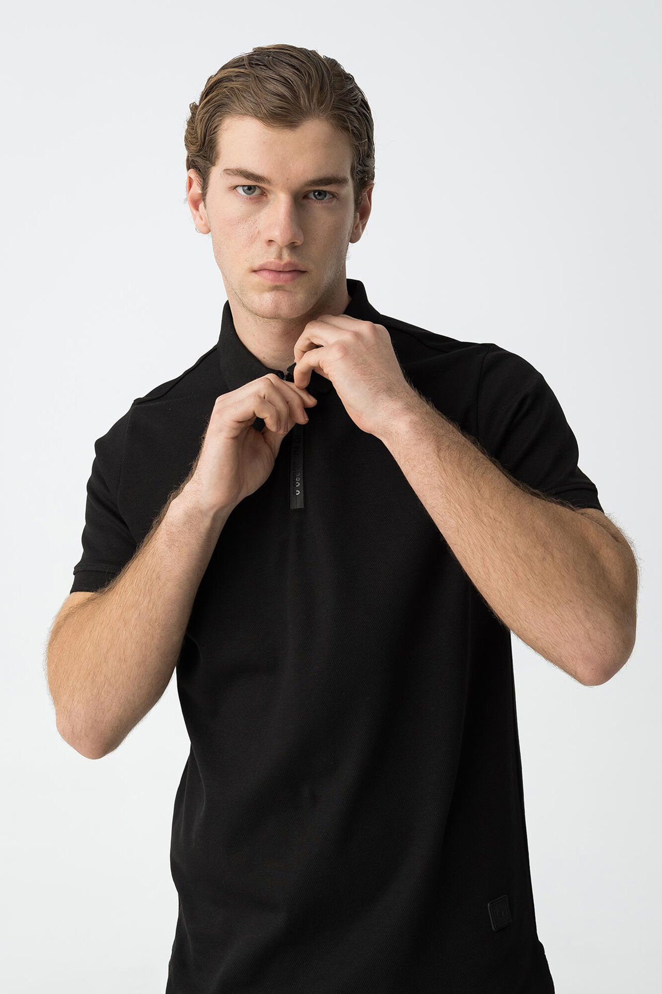 Tiffosi Polo com fecho-&eacute;clair