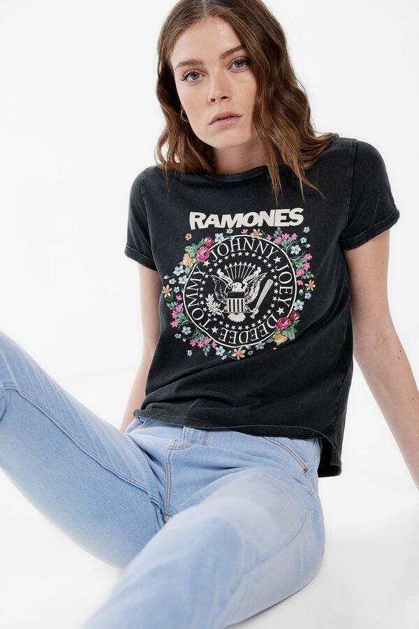 Springfield Camiseta "Ramones" amarillo