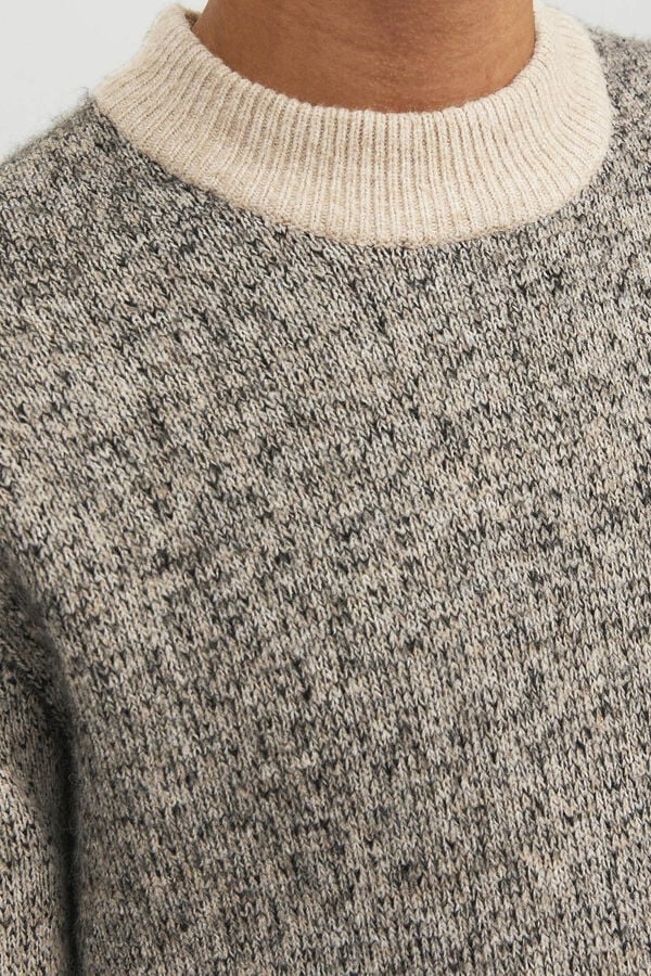 Jack & Jones Jersey cuello redondo beige