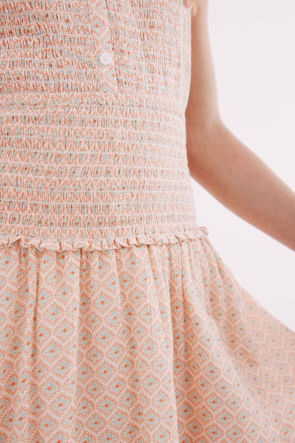 Springfield Kids Saia curta de menina com gravata cru