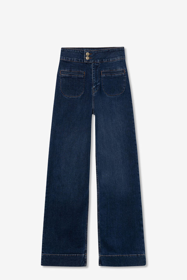 Tiffosi Olivia Jeans Reta Comfort azul