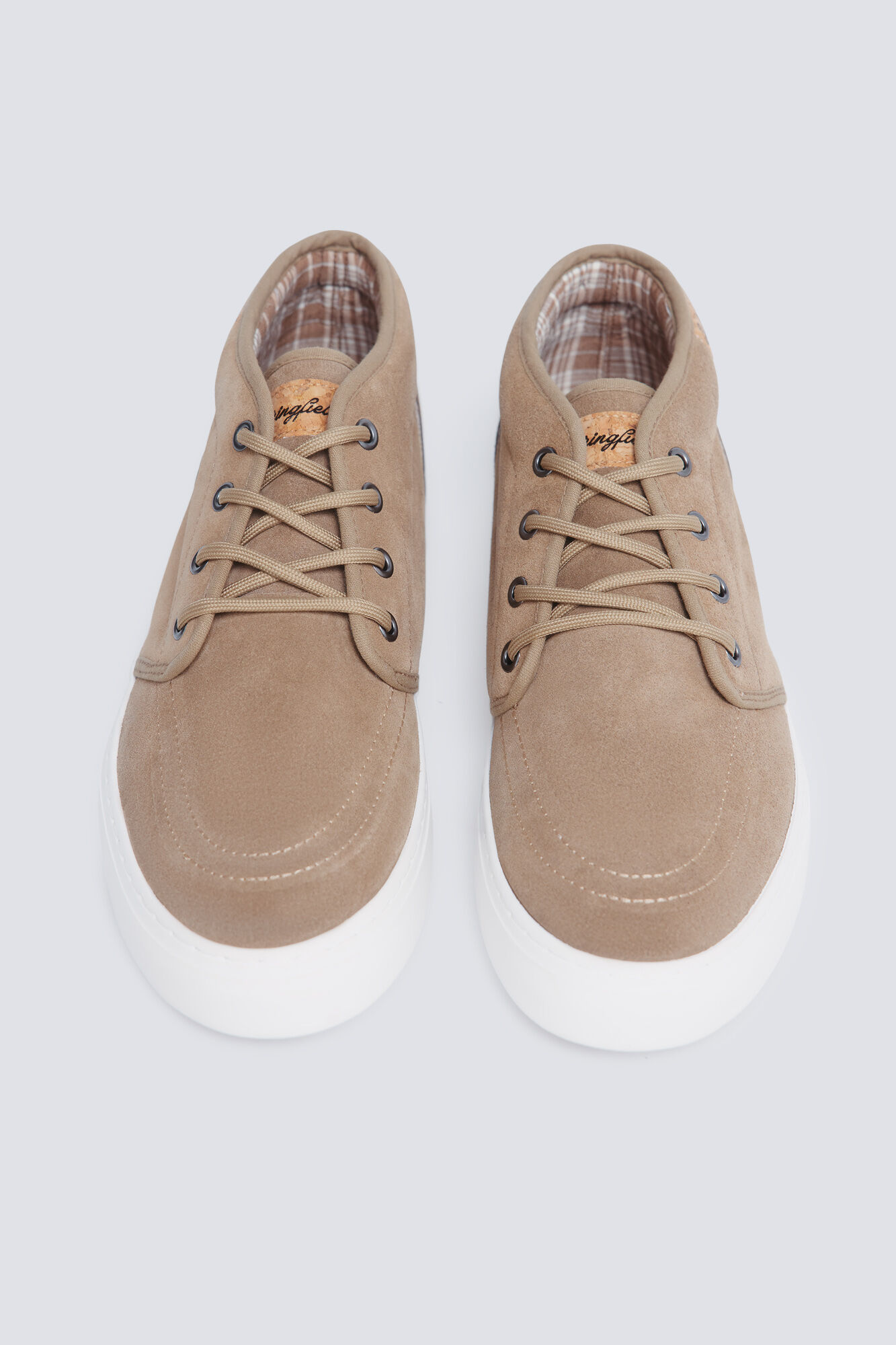 Springfield Croute casual de botim e couro