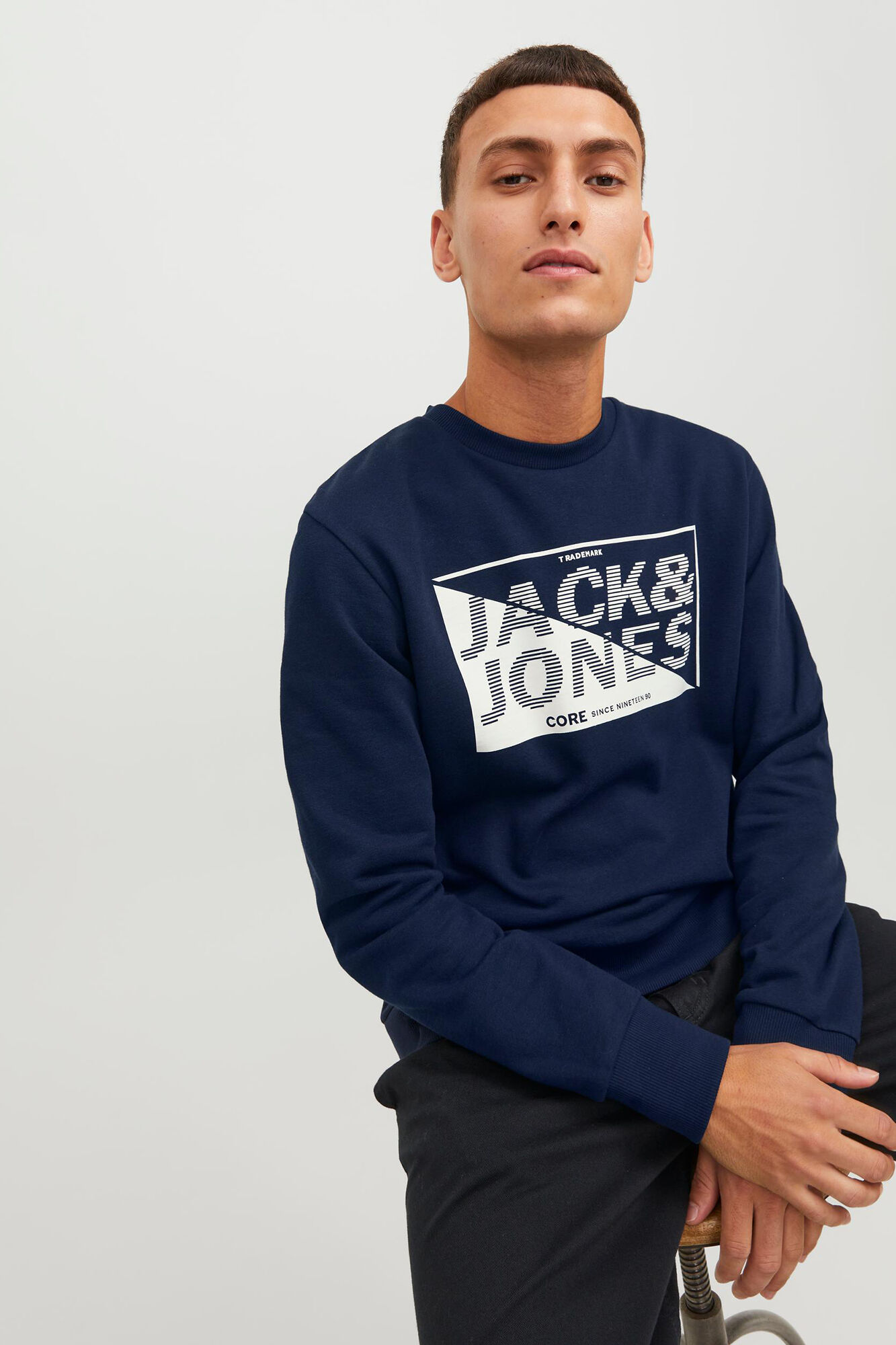 Jack & Jones Sweatshirt gola redonda print logo