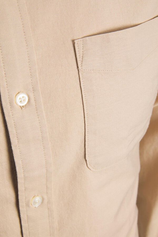 Jack & Jones Camisa oxford bege