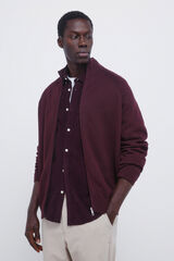 Springfield C&aacute;rdigan X'mas punto grueso naranja