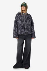 Noisy May Jaqueta acolchoada leve cinzento