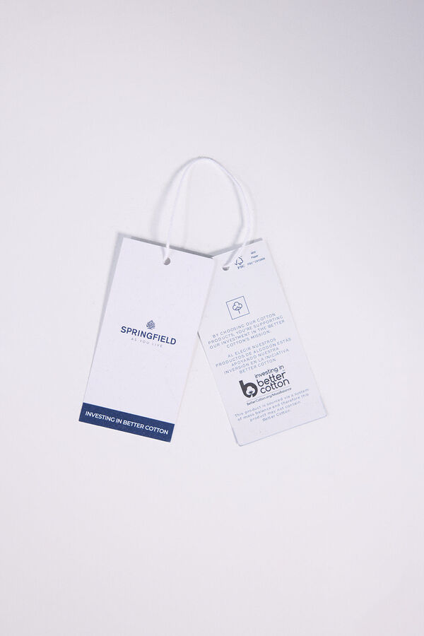 Springfield Blusa bordada em espelho estampado