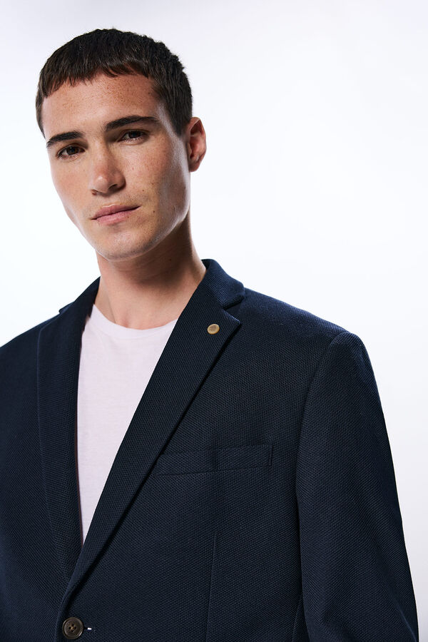Springfield Blazer ojo de perdiz azul
