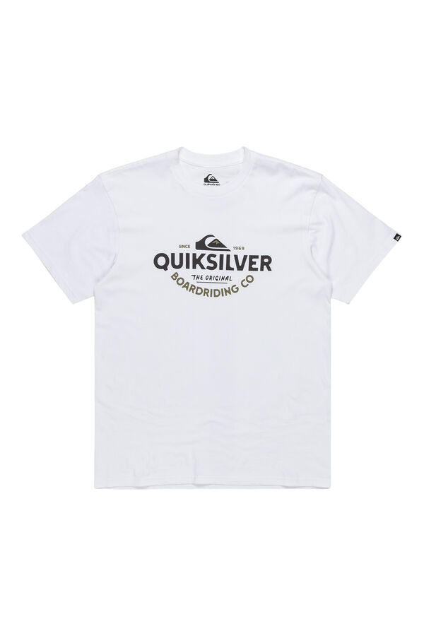 Quiksilver  Camiseta masculina de manga curta branco