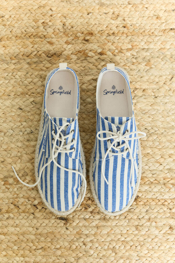 Springfield Alpercata r&uacute;stica riscas azul