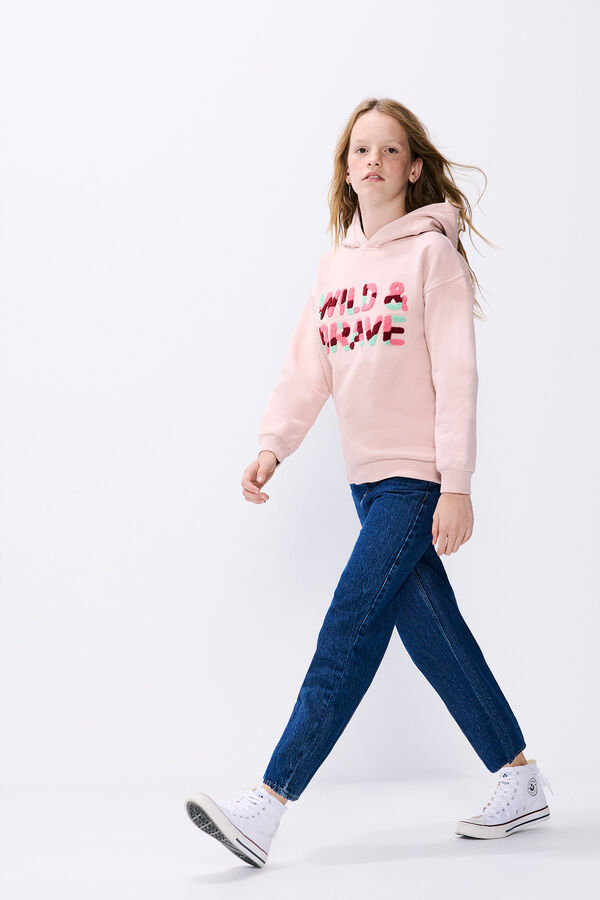 Springfield Kids Sudadera Wild & Brave ni&ntilde;a rosa