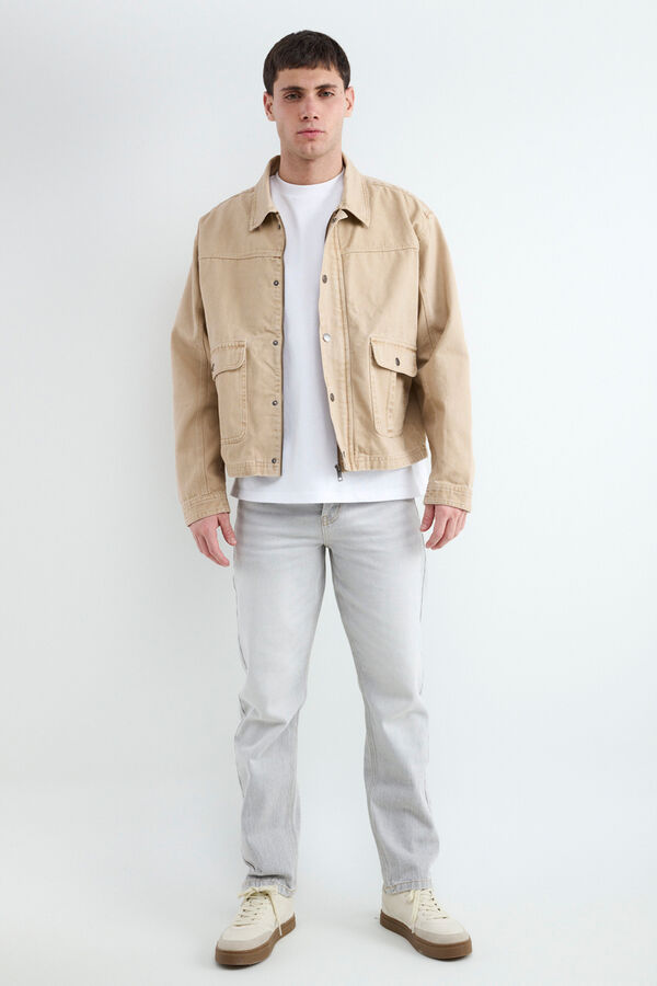 Balmohk Jeans straight cinzento