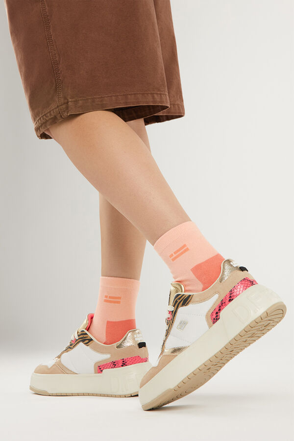 D.Franklin T&ecirc;nis Court Stitch branco