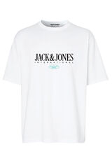 Jack & Jones PLUS Camiseta manga corta con logo PLUS blanco