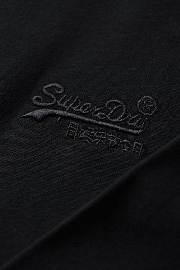 Superdry Camiseta De Manga Larga negro