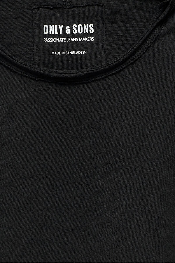 Only & Sons Junior Camiseta infantil de manga curta preto