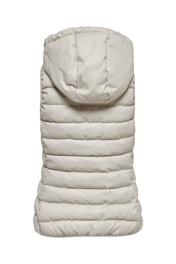 Only Colete meia temporada castanho