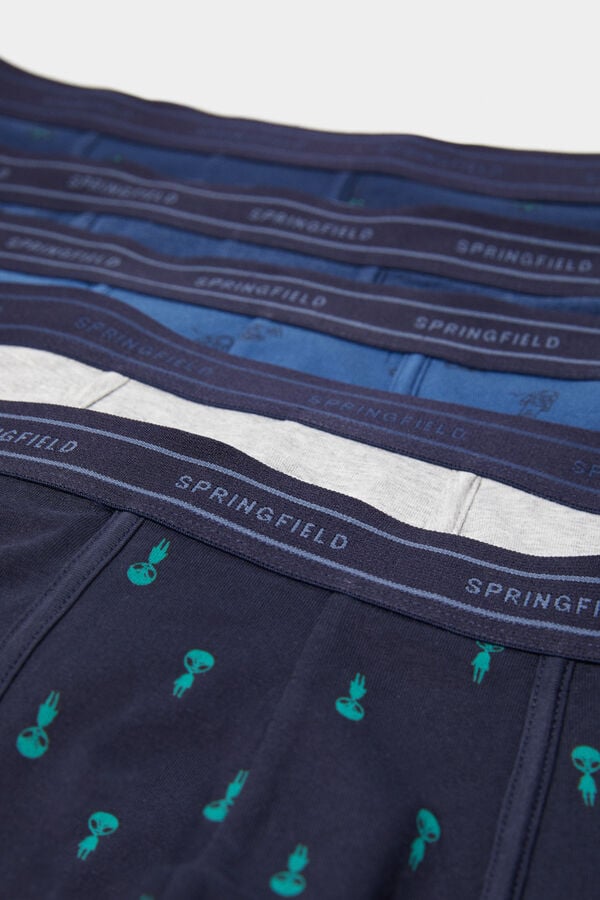 Springfield Pack 3 boxers algodón espacio azul oscuro