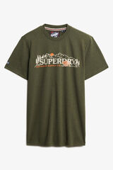Superdry Camiseta Outdoor scene relaxed&iexcl; verde