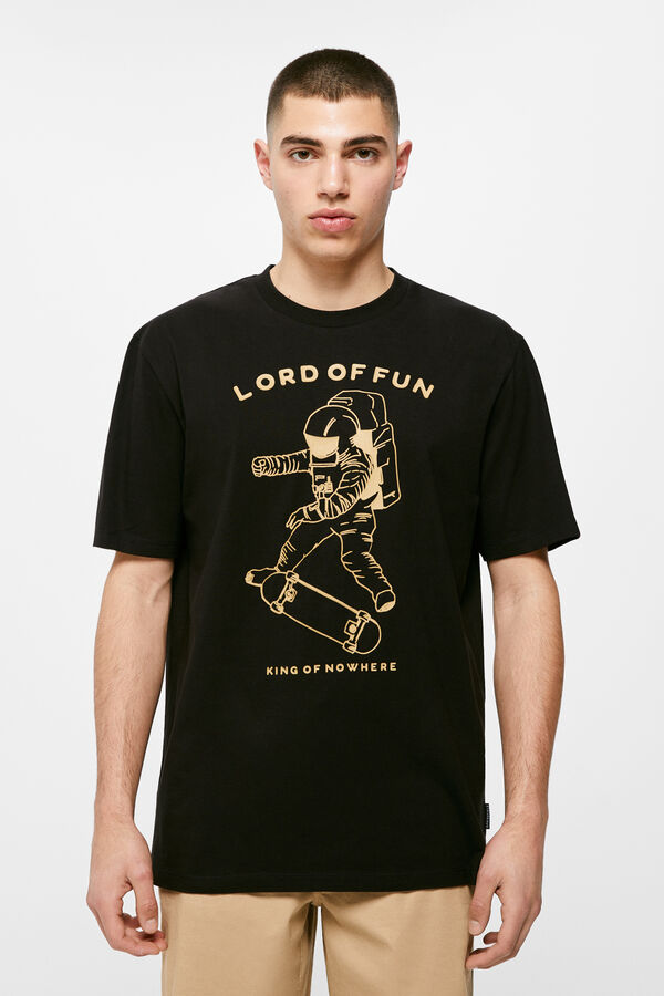 Springfield Camiseta lord of fun negro