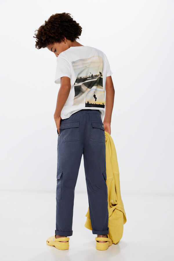 Springfield Kids Calças cargo menino azul