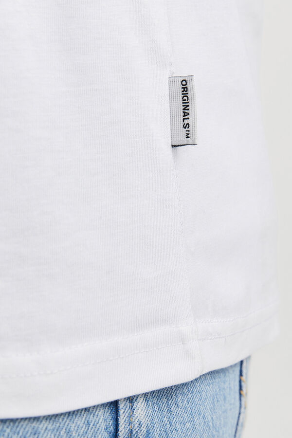 Jack & Jones PLUS T-shirt relaxed fit Plus branco