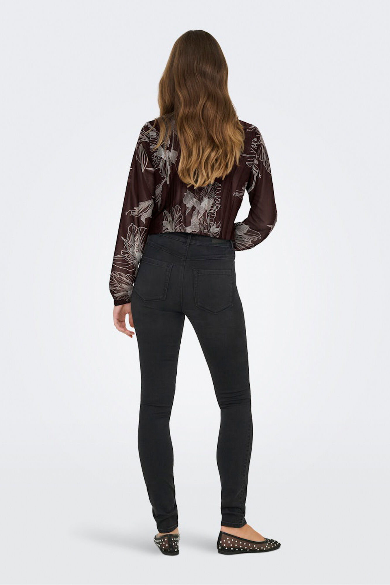 Only Camisa de gasa plisada