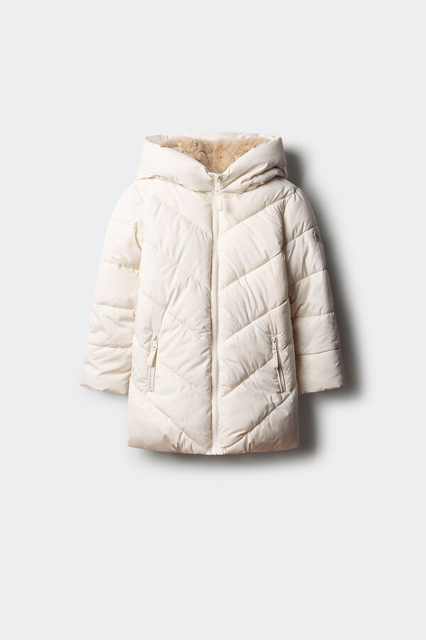 Springfield Kids Casaco longo de Sobretudo para meninas cru