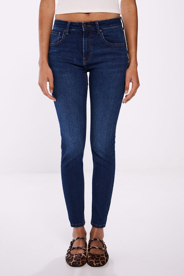 Springfield Jeans push up azul