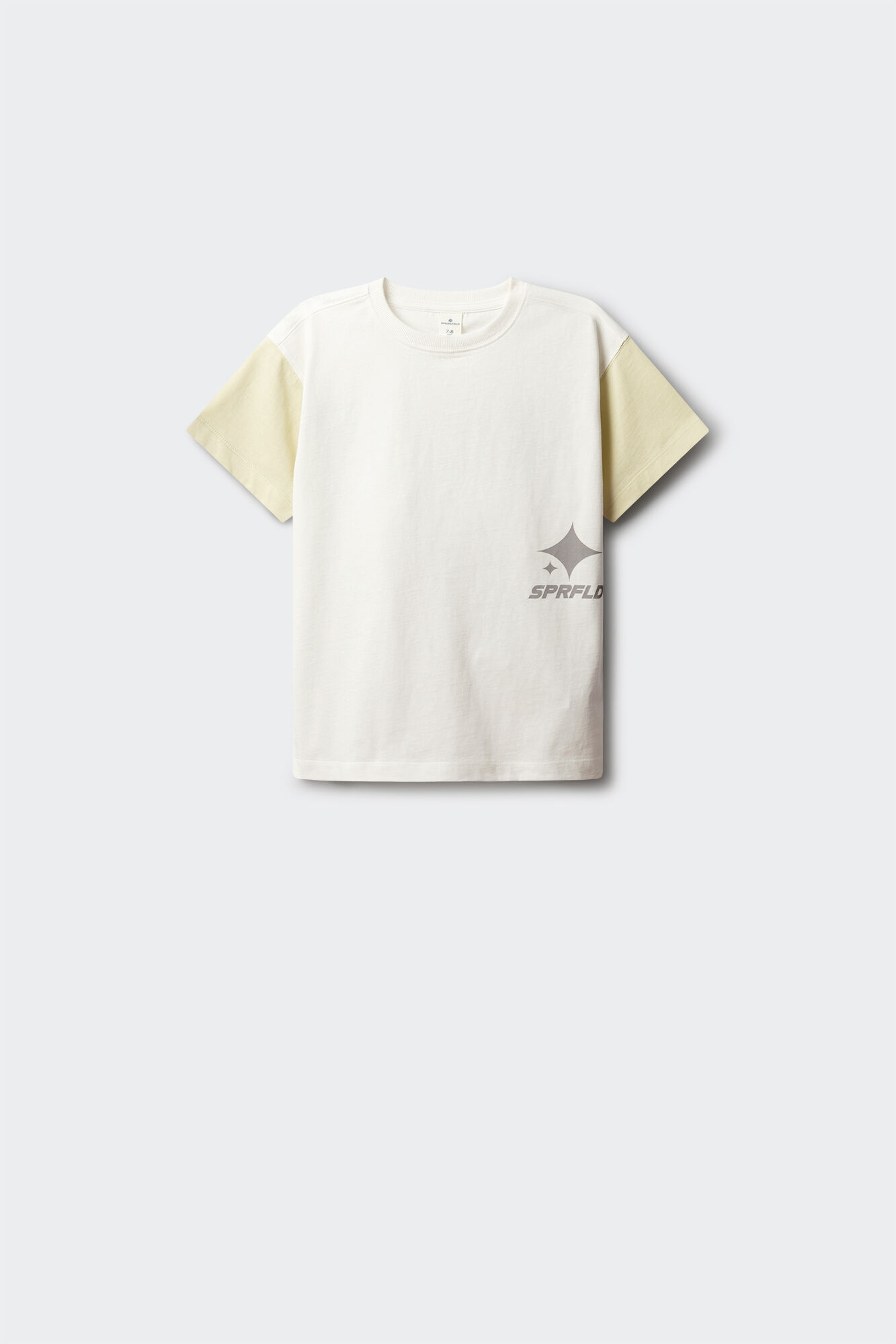 Springfield Kids Camiseta manga corta contrastes ni&ntilde;o