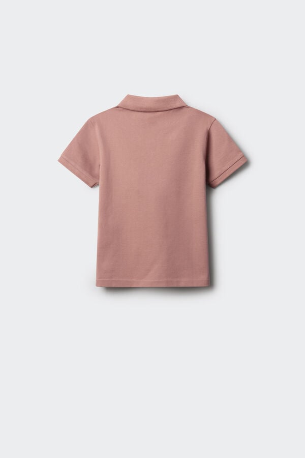 Springfield Kids Polo b&aacute;sico menino rosa