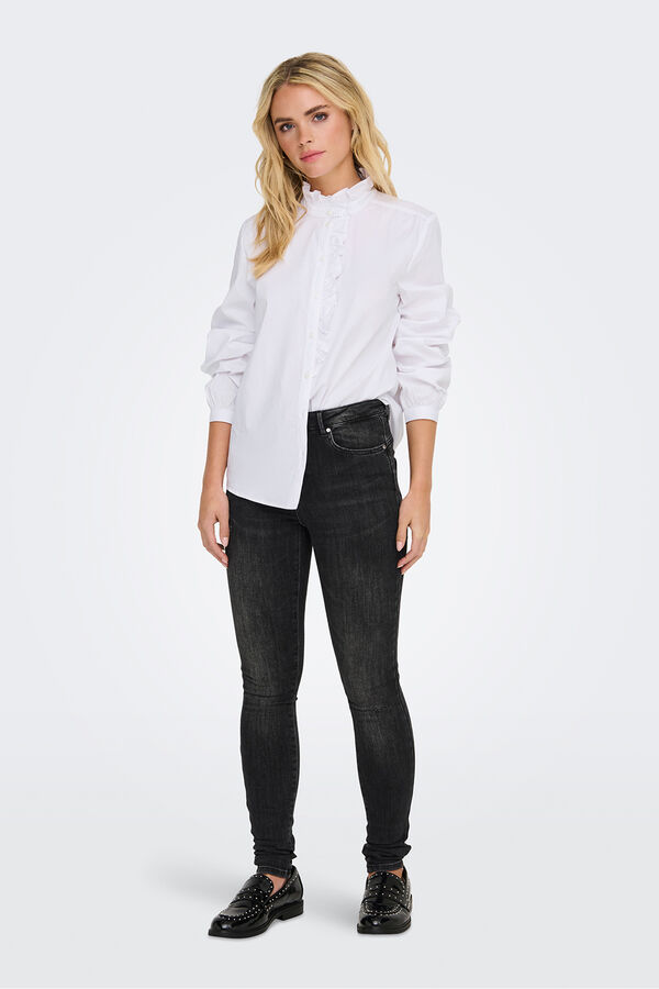 JDY Camisa de manga comprida branco