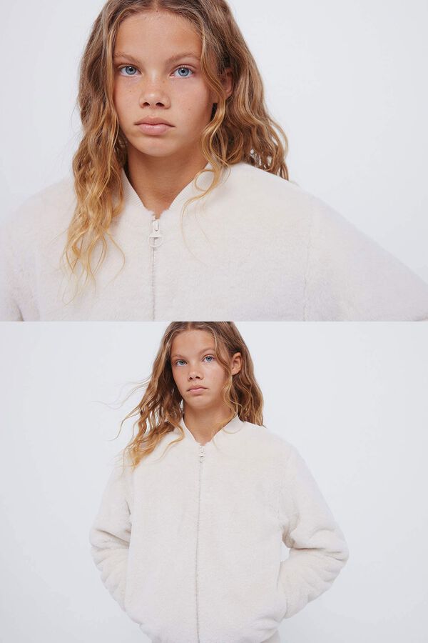 Springfield Kids Bomber de cabelo de menina bege