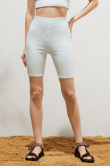 Springfield Calças leggings ciclista algodão orgânico cinza