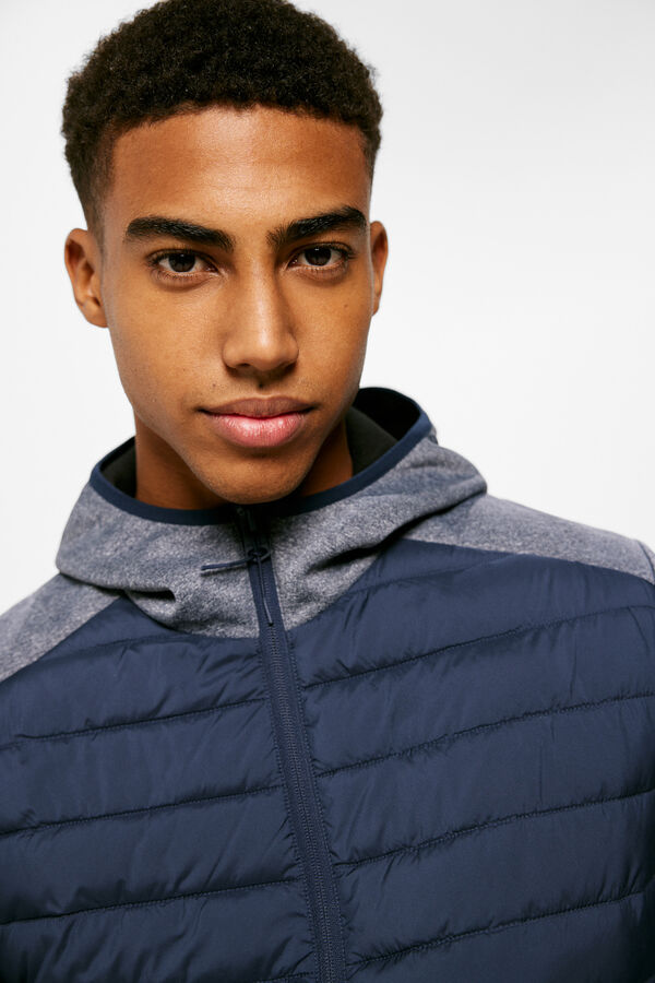 Springfield Casaco combinado capuz azul