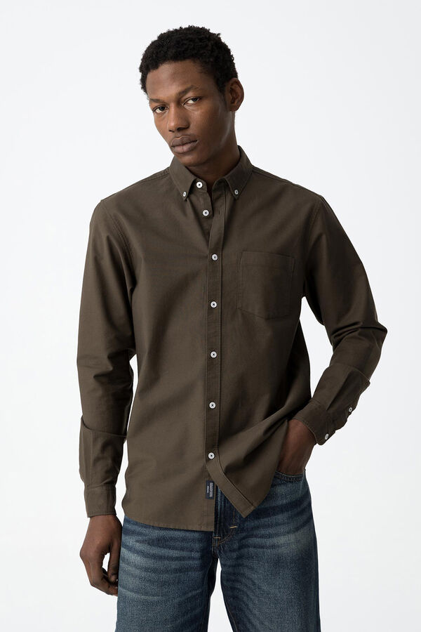 Tiffosi Camisa slim fit verde