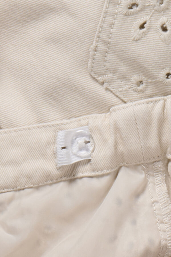 Only Girls Saia jeans de crochet para meninas cinzento