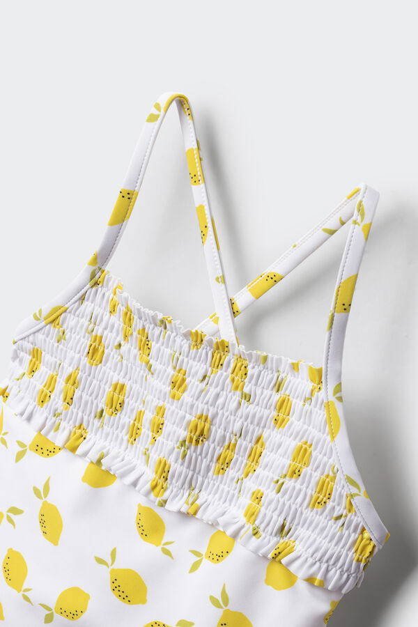 Springfield Kids Ba&ntilde;ador limones ni&ntilde;a blanco