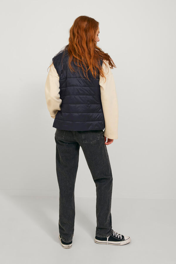 Jack & Jones Colete leve acolchoado preto