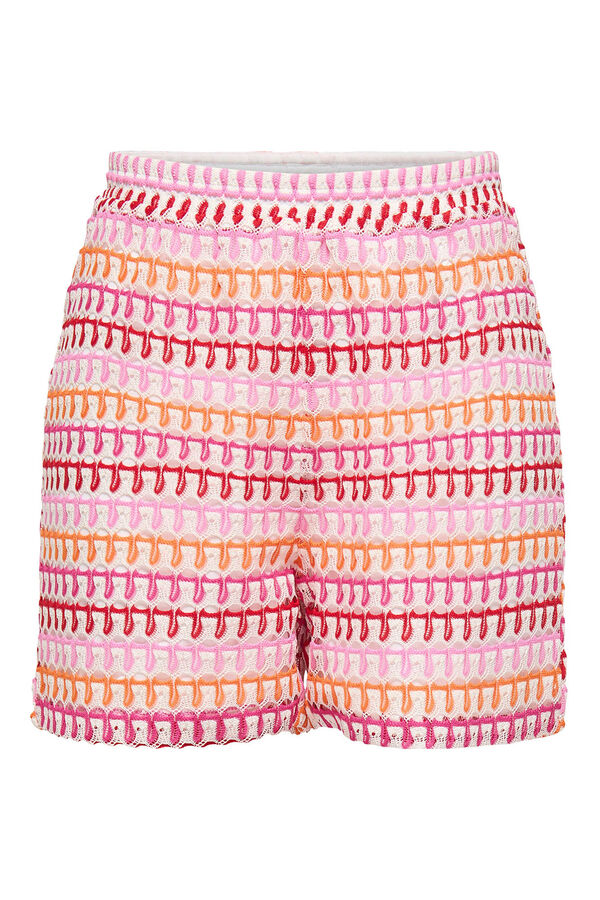 Only Bermudas de crochet  branco