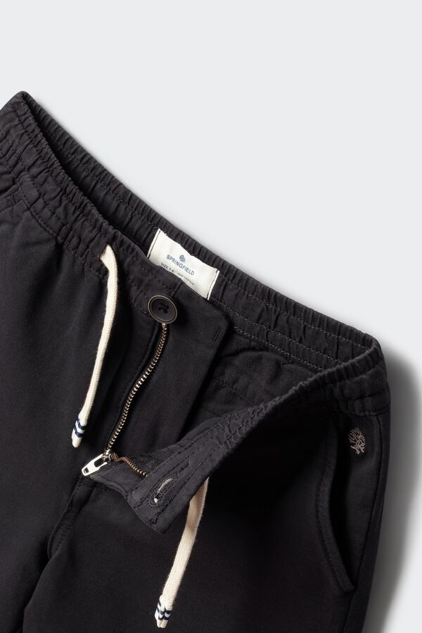 Springfield Kids Bermuda chino knit ni&ntilde;o negro